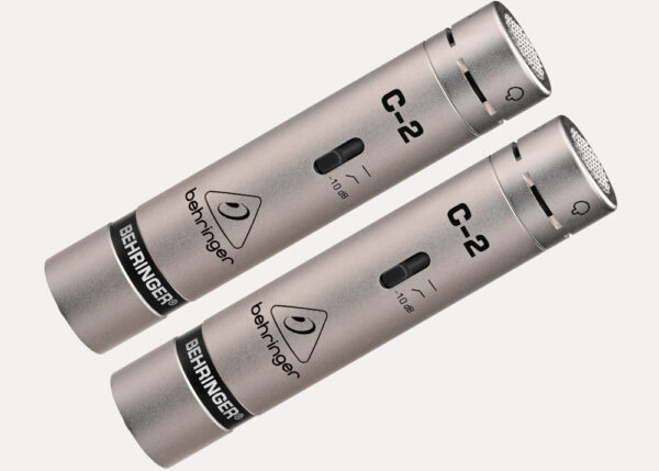 Behringer C-2 matched pair condenser microphones for stereo recording and acoustic instruments