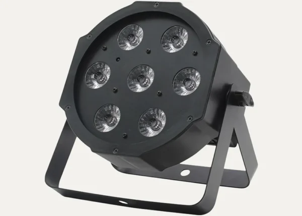 LED par can stage light for event lighting hire and DJ setups