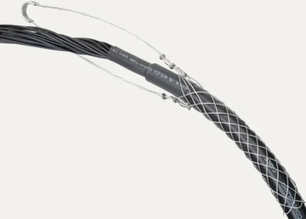 Heavy-duty multicore XLR cable with protective sleeve and strain relief for stage use