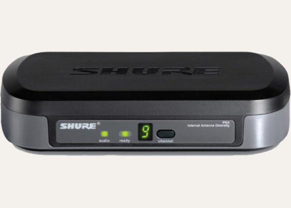 wireless microphone receiver unit for PA system setup