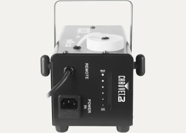 smoke machine controls and power input Chauvet fog machine